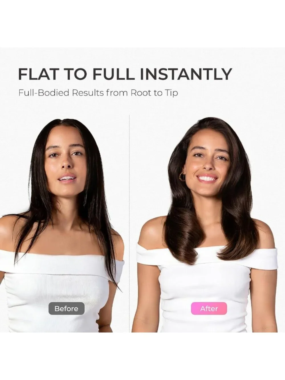 4-in-1 Ionic Hair Dryer Brush & Volumizer, Hot Air Straightener for Smooth